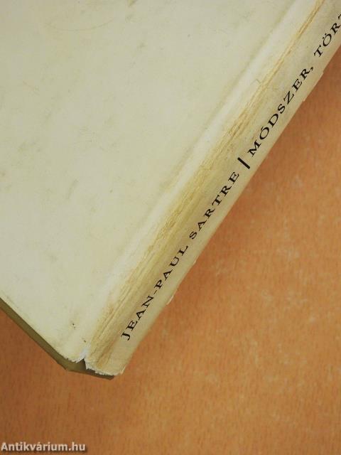 Módszer, történelem, egyén (dedikált példány)