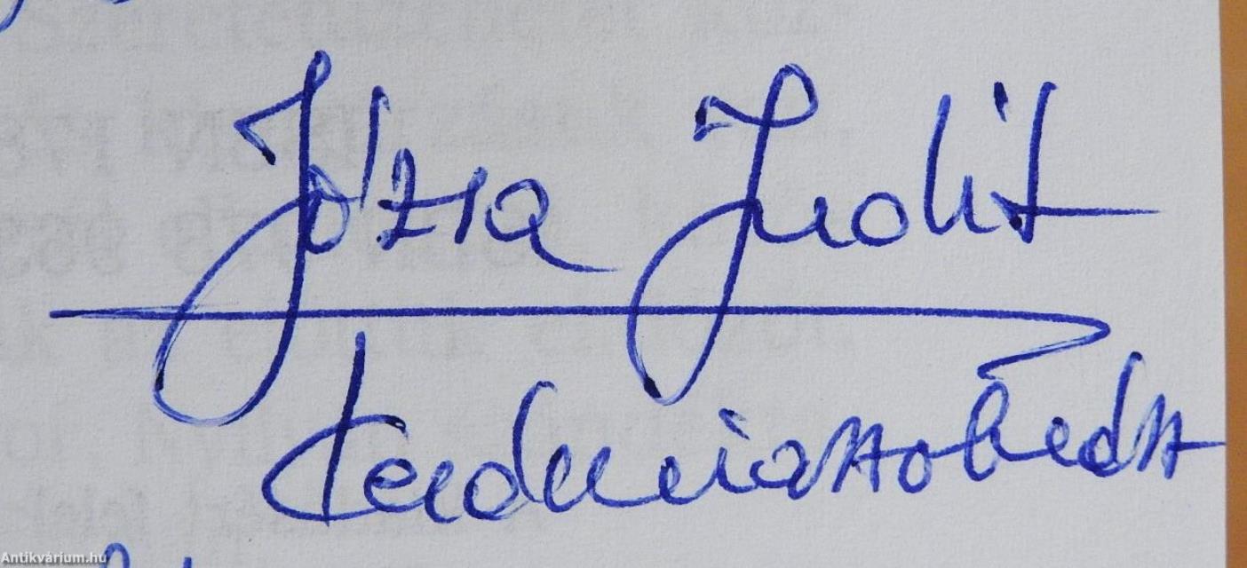 Szobortermő szülőföld (dedikált példány)