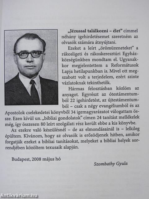Jézussal találkozni - élet (dedikált példány)