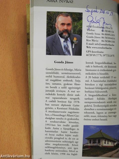 Meglelé borát - Duna Borrégió (többszörösen aláírt és dedikált példány)