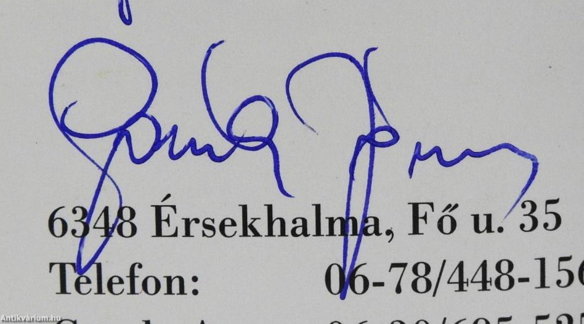 Meglelé borát - Duna Borrégió (többszörösen aláírt és dedikált példány)