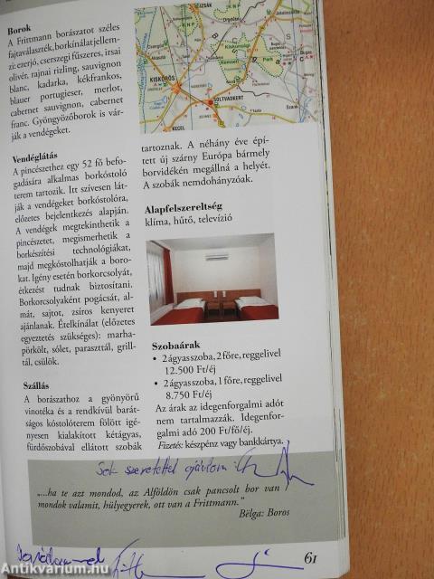 Meglelé borát - Duna Borrégió (többszörösen aláírt és dedikált példány)