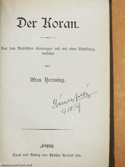 Der Koran (gótbetűs)