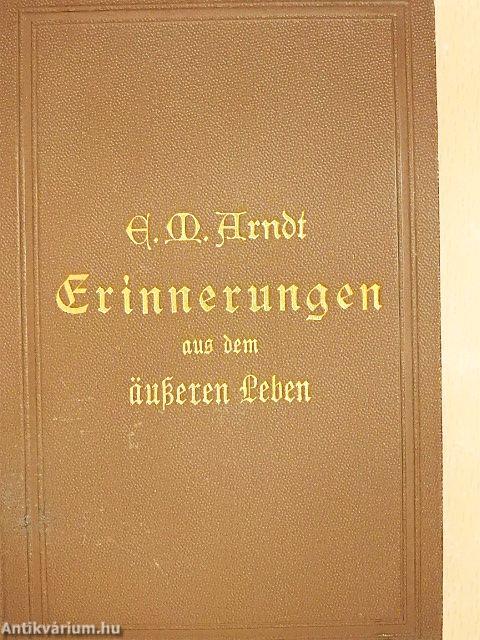 Erinnerungen aus dem äußeren Leben (gótbetűs)