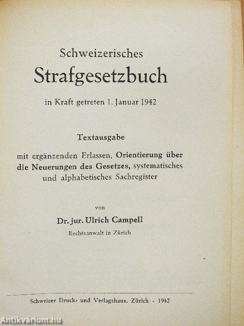 Schweizerisches Strafgesetzbuch