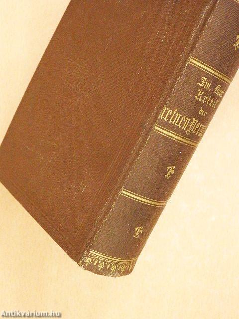 Kritik der reinen Vernunft (gótbetűs)