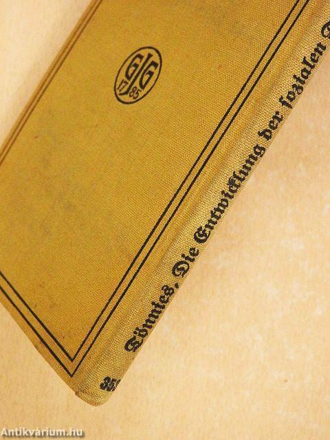 Die Entwicklung der sozialen Frage (gótbetűs)