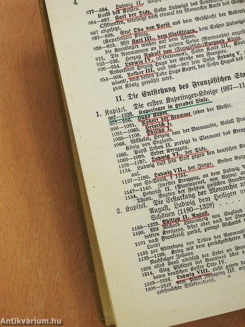 Französische Geschichte (gótbetűs)