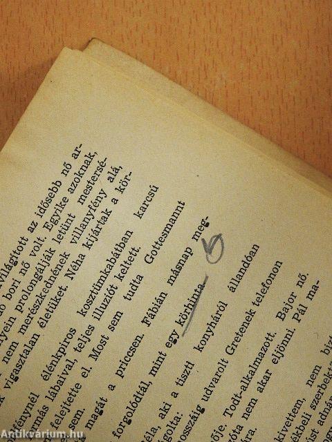 A bori halálút regénye