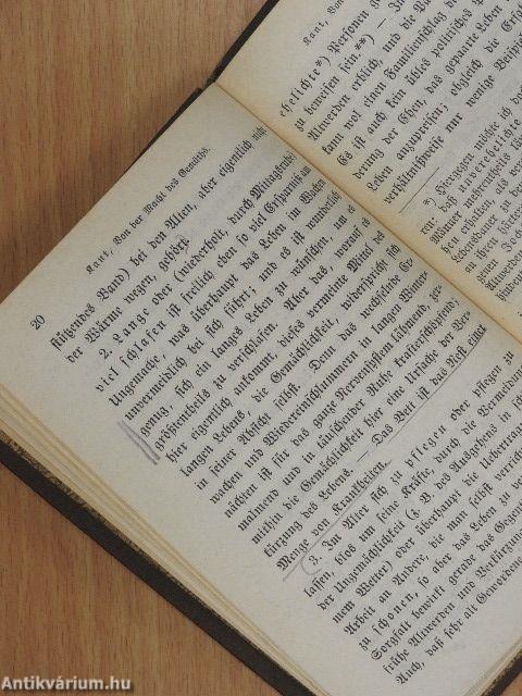 Von der Macht des Gemüths, durch den bloßen Vorsatz seiner krankhaften Gefühle Meister zu sein (gótbetűs)