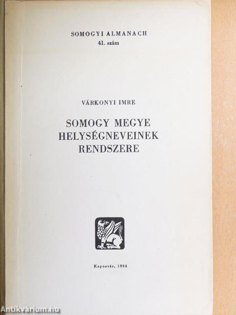 Somogy megye helységneveinek rendszere