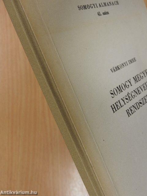 Somogy megye helységneveinek rendszere