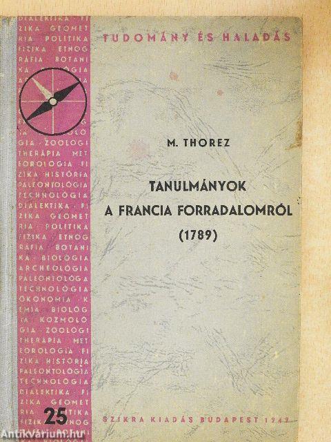 Tanulmányok a francia forradalomról (1789)