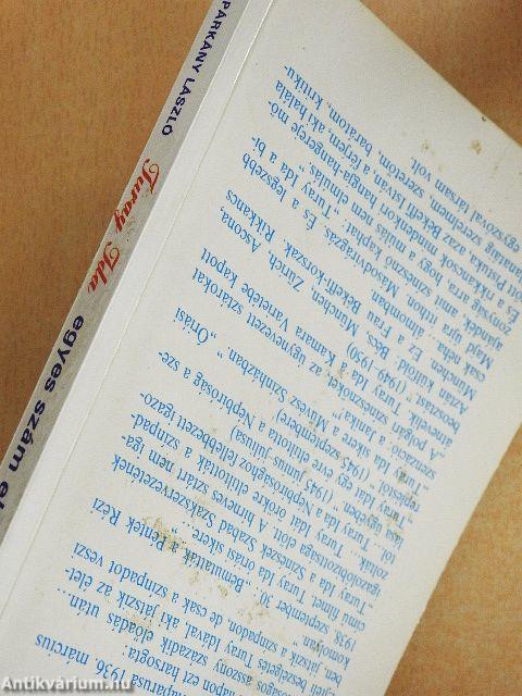 Turay Ida egyes szám első személyben