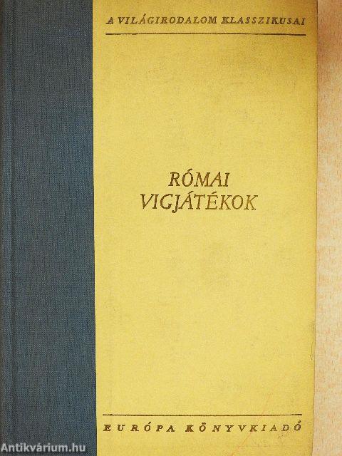 Római vígjátékok