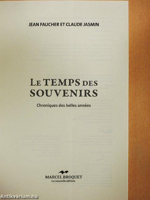 Le Temps des Souvenirs