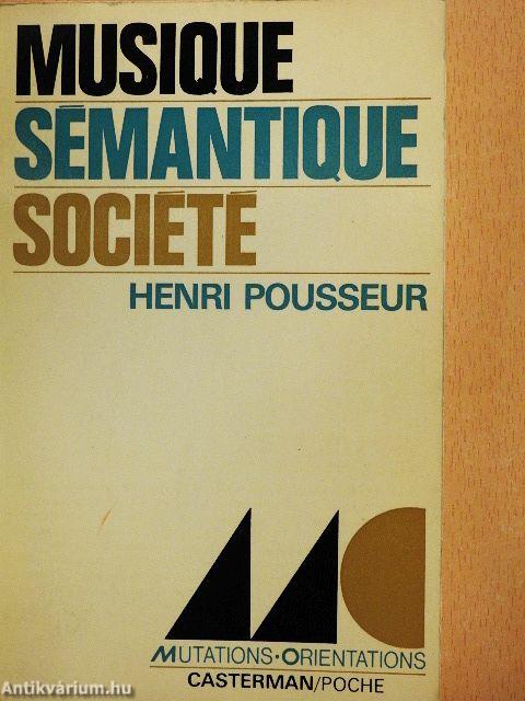 Musique sémantique société