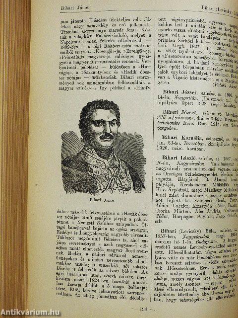 Magyar színművészeti lexikon I. (töredék)