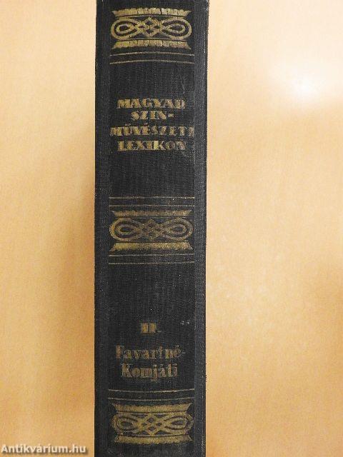Színművészeti lexikon II. (töredék)