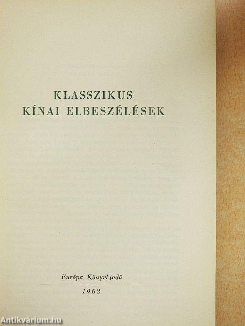 Klasszikus kínai elbeszélések
