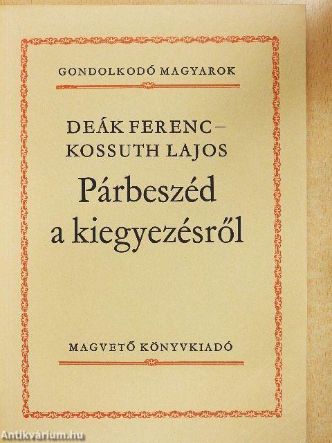 Párbeszéd a kiegyezésről