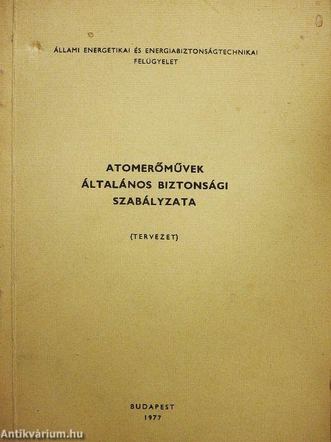 Atomerőművek általános biztonsági szabályzata
