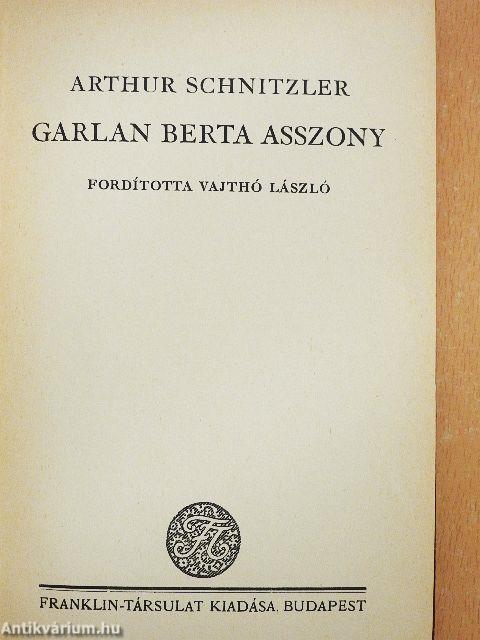 Garlan Berta asszony