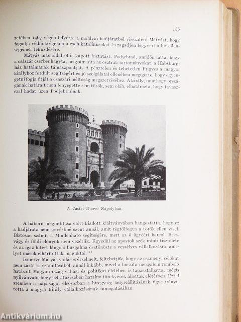 Mátyás király emlékkönyv I-II.