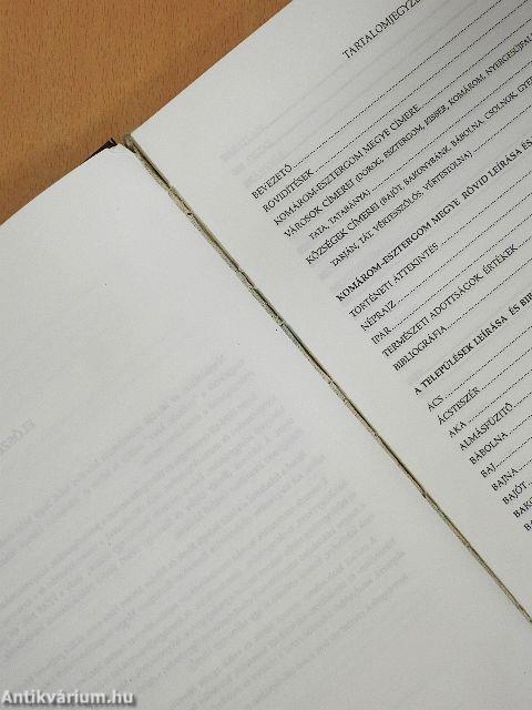 Komárom-Esztergom megye településtörténeti kalauza