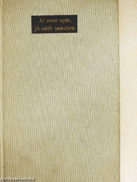 Jó estét nyár, jó estét szerelem