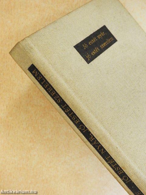 Jó estét nyár, jó estét szerelem