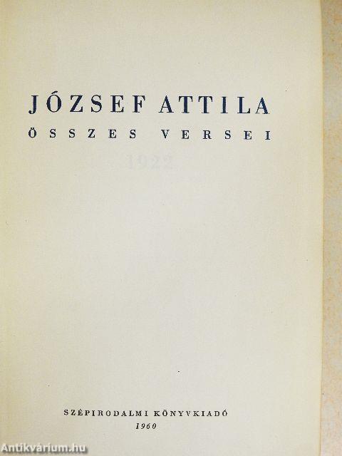 József Attila összes versei