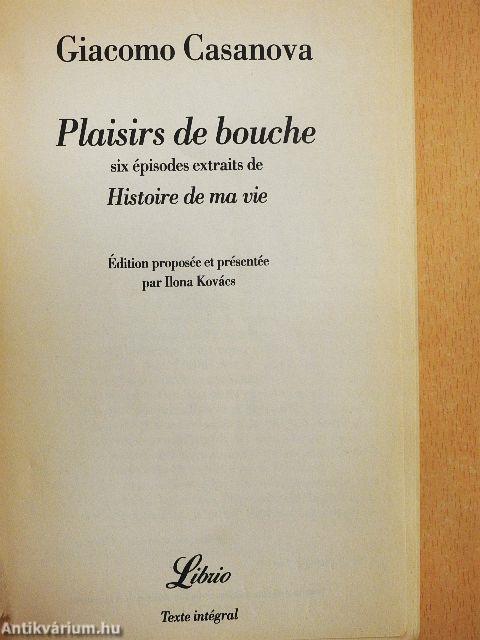 Plaisirs de bouche