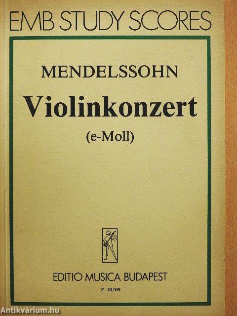Violinkonzert e-Moll