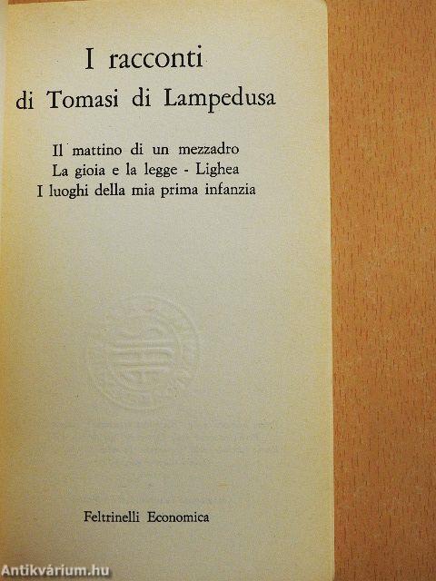 I racconti di Tomasi di Lampedusa