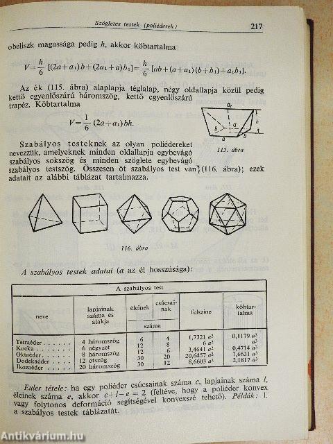 Matematikai zsebkönyv