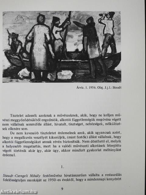 Staudt-Csengeli Mihály művészetéről (kétszeresen aláírt, számozott példány)