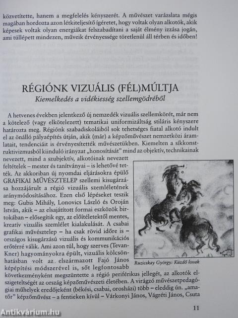 A képzőművészet szellemterében (aláírt és dedikált példány)