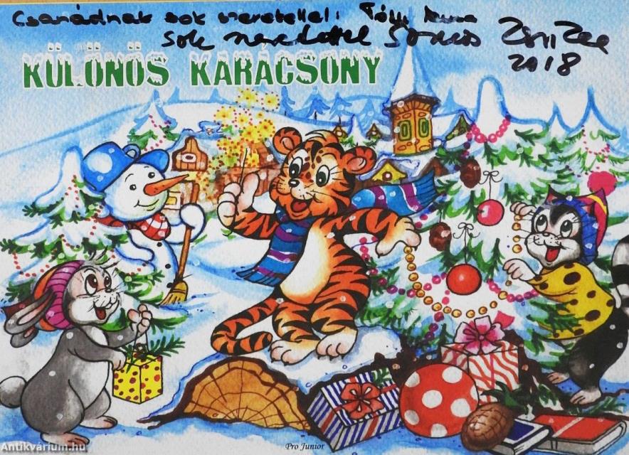 Különös karácsony (kétszeresen dedikált példány)