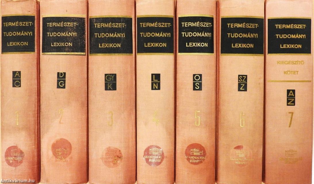 Természettudományi lexikon 1-7.