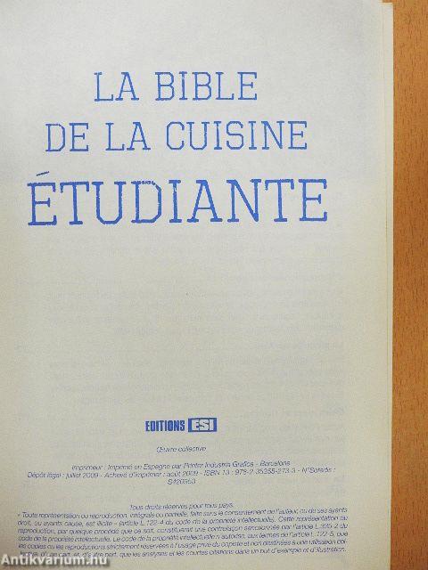La bible de la cuisine étudiante