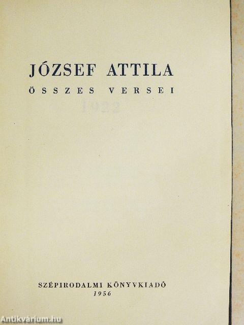 József Attila összes versei