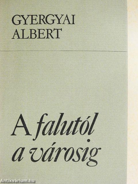 A falutól a városig