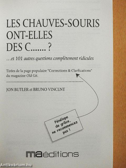 Le chauves-souris ont-elles des c.......?