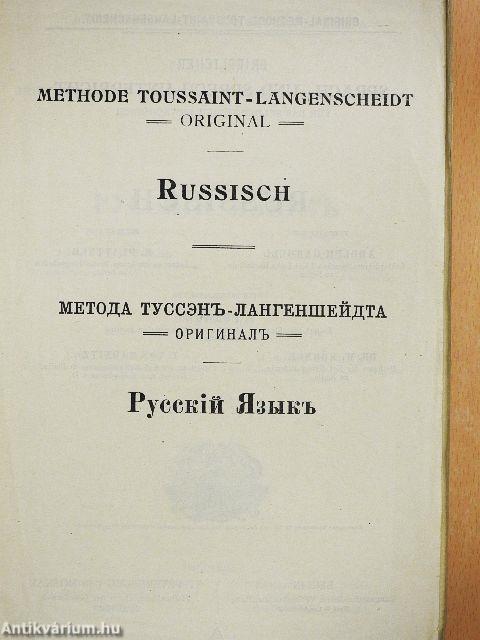 Original-Methode Toussaint-Langenscheidt - Russisch Kursus I-II.(gótbetűs)