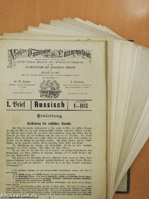 Original-Methode Toussaint-Langenscheidt - Russisch Kursus I-II.(gótbetűs)