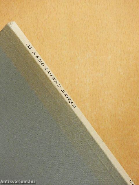 Német nyelvkönyv IV.