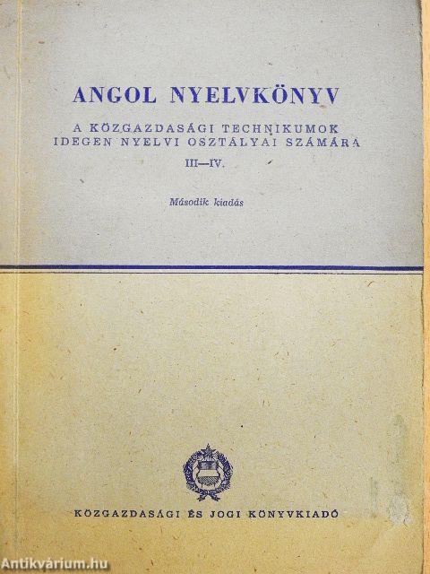 Angol nyelvkönyv