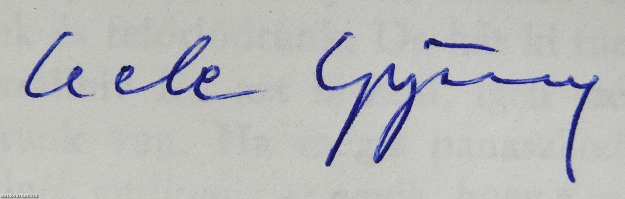 Minden jegy elkelt (dedikált példány)