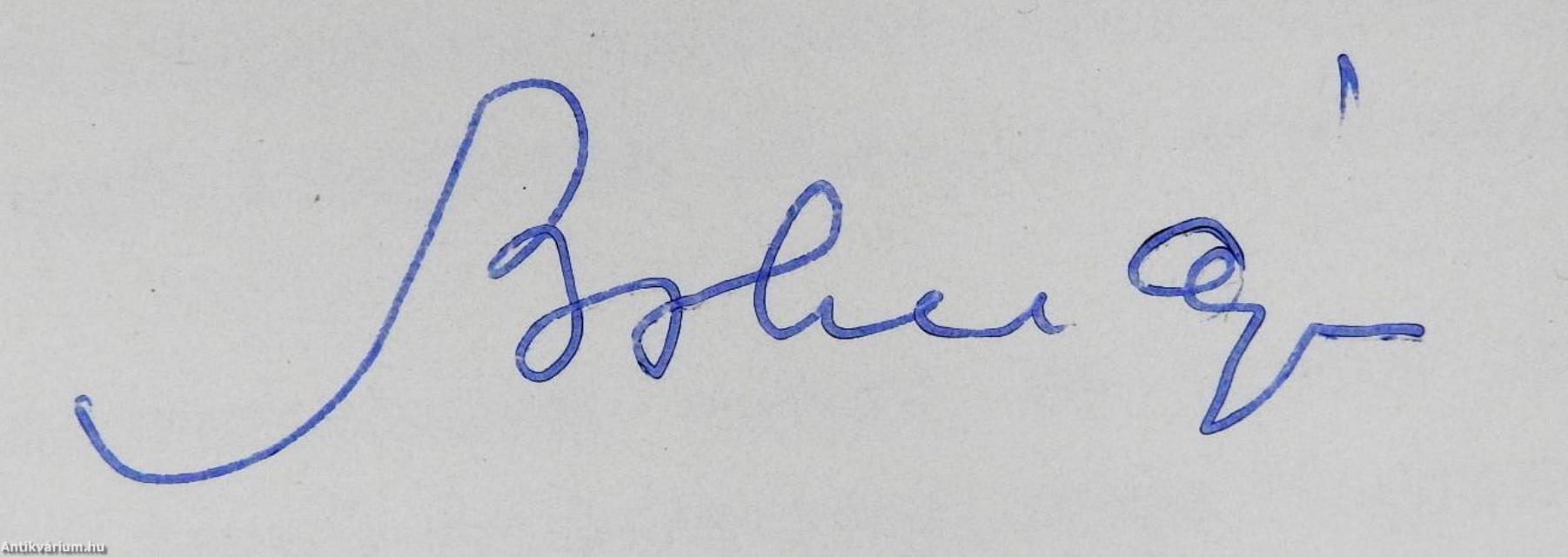 Bolmányi Ferenc (dedikált példány)